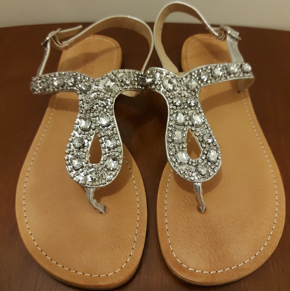 Dolce by mojomoxy Size 10 Rhinestone Sandals